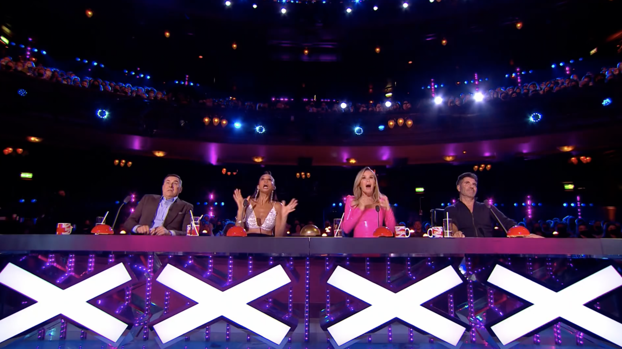 Judges are shocked by Titan the Robot's performance on Britain's Got Talent at the London Palladium. #BGT